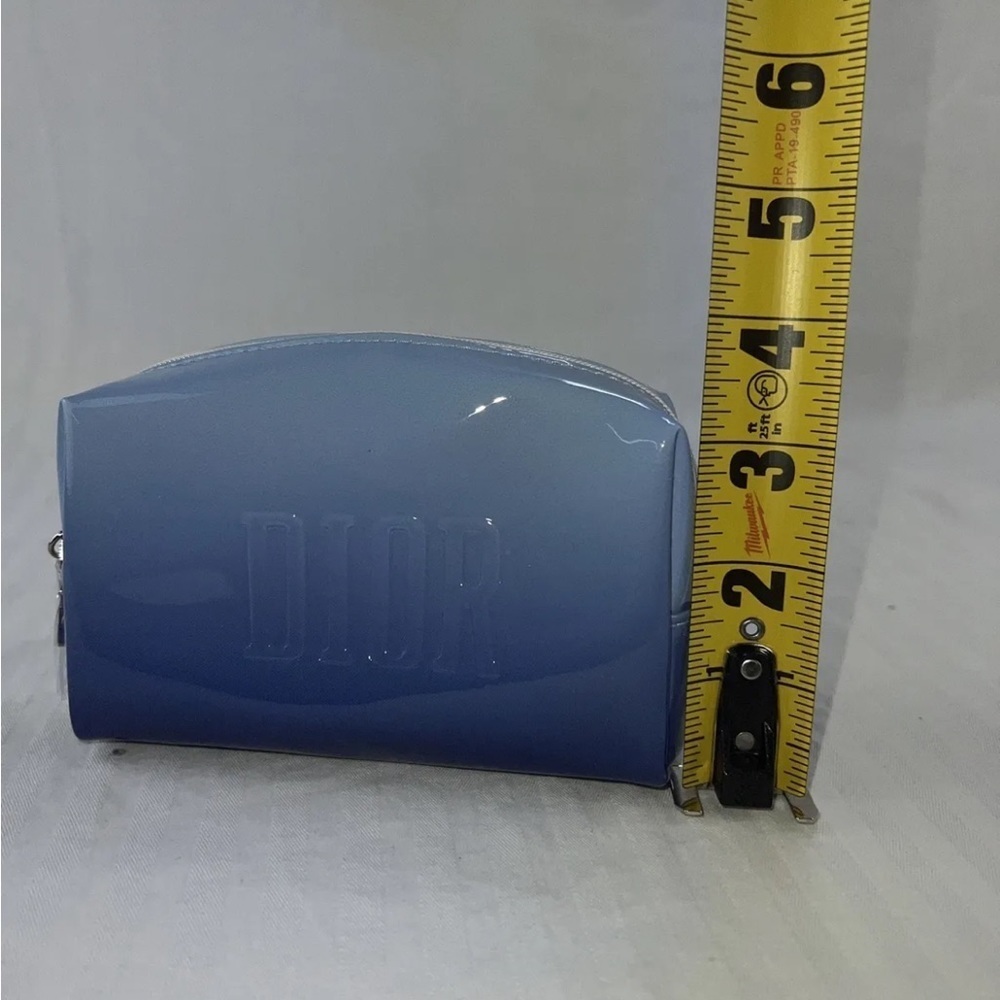 Christian Dior Aqua Blue Mini PVC Cosemtic Pouch - Picture 12 of 12